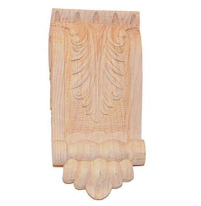 Extra Large Hand Carved Mahogany Corbel #5L GM